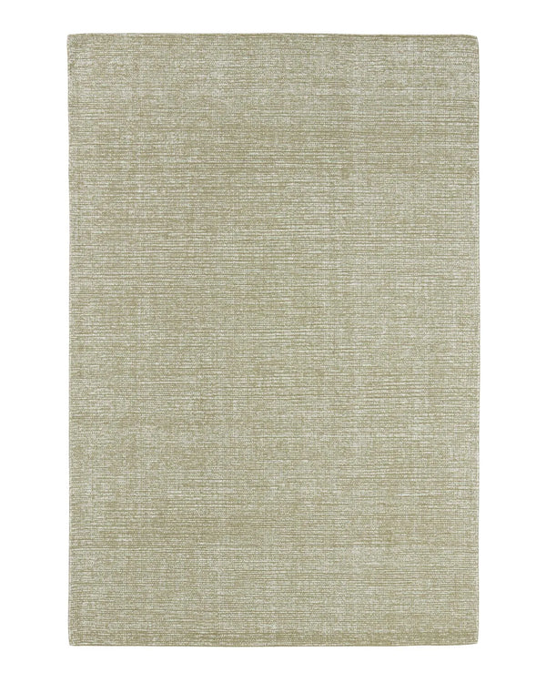 Kaia Willow rug in sage green, 2x3m, 100% NZ wool with textured loop pile weave by Weave Home