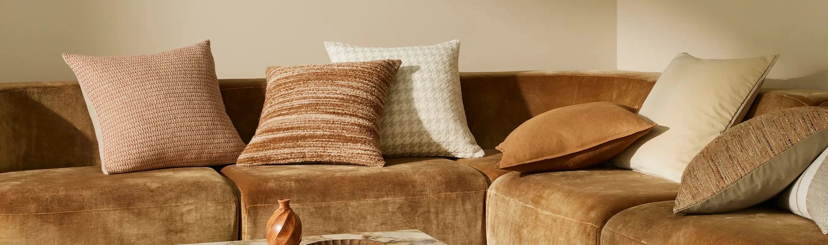 Gigi Soft-Touch Bouclé Cushions