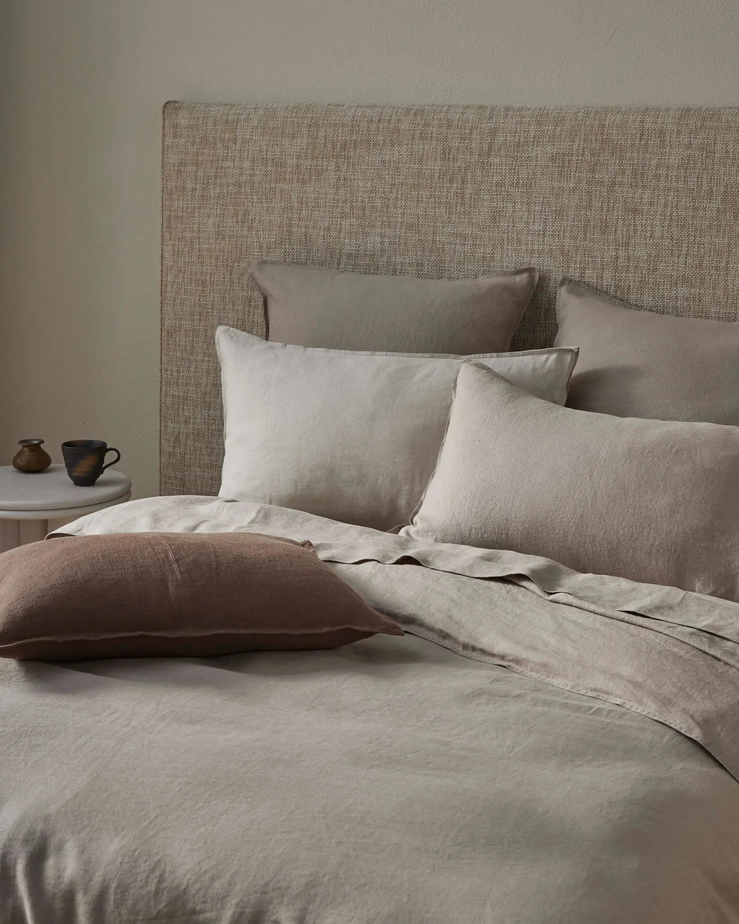 Ravello Pillowcase Set Pebble