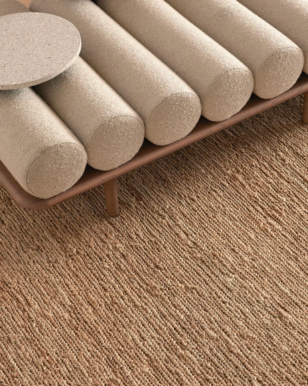 hand-woven jute