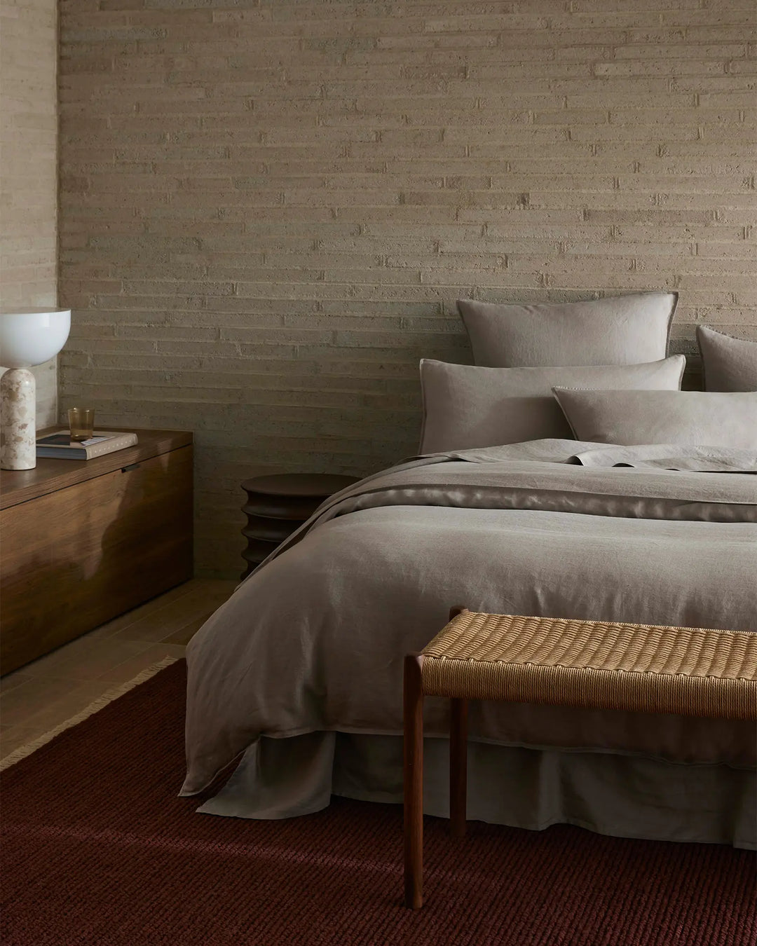 Ravello Pillowcase Set Pebble
