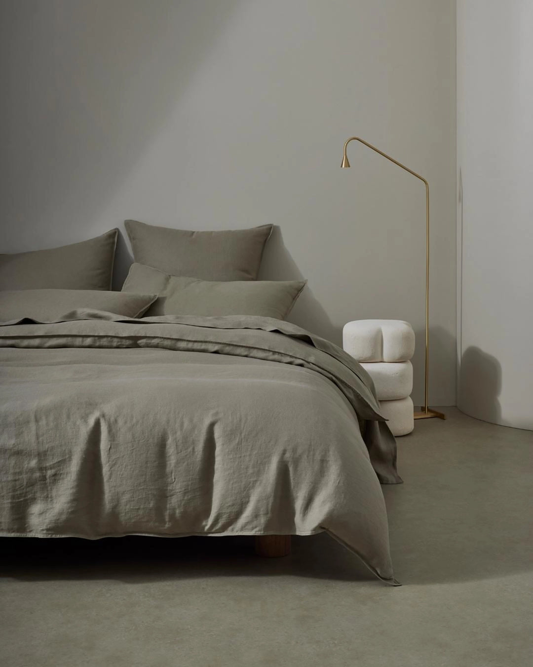 Ravello Pillowcase Set Caper