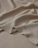 Ravello Flat Sheet in Shell, European linen with soft prewashed finish and relaxed drape by Weave Home