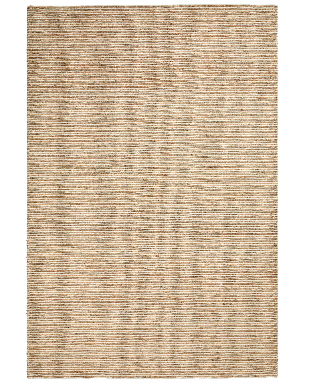Lisbon Seasalt high-traffic rug, full-length view showing textured jute-wool weave with twisted yarn detail by Weave Home