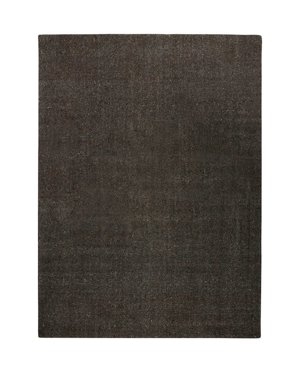 Marceau Chocolate wool blend rug, rich brown with chocolate tone weave, high-traffic indoor rug by Weave Home