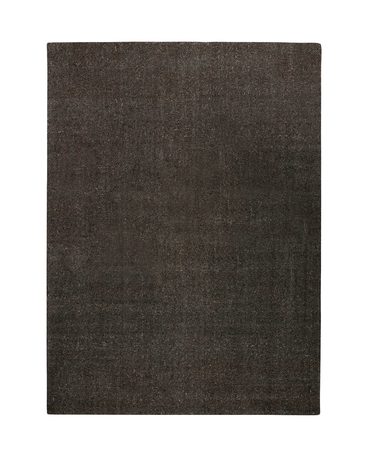 Marceau Chocolate wool blend rug, rich brown with chocolate tone weave, high-traffic indoor rug by Weave Home
