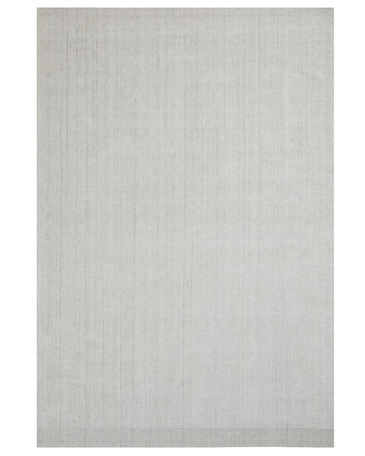 Travertine Marble rug, 2m x 3m, soft viscose-wool blend with marbled texture and cotton edge binding by Weave Home