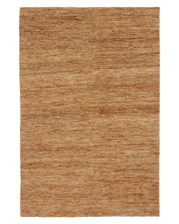 Bastian Natural 200x300 jute rug with looped and cut textured weave in golden-brown by Weave Home