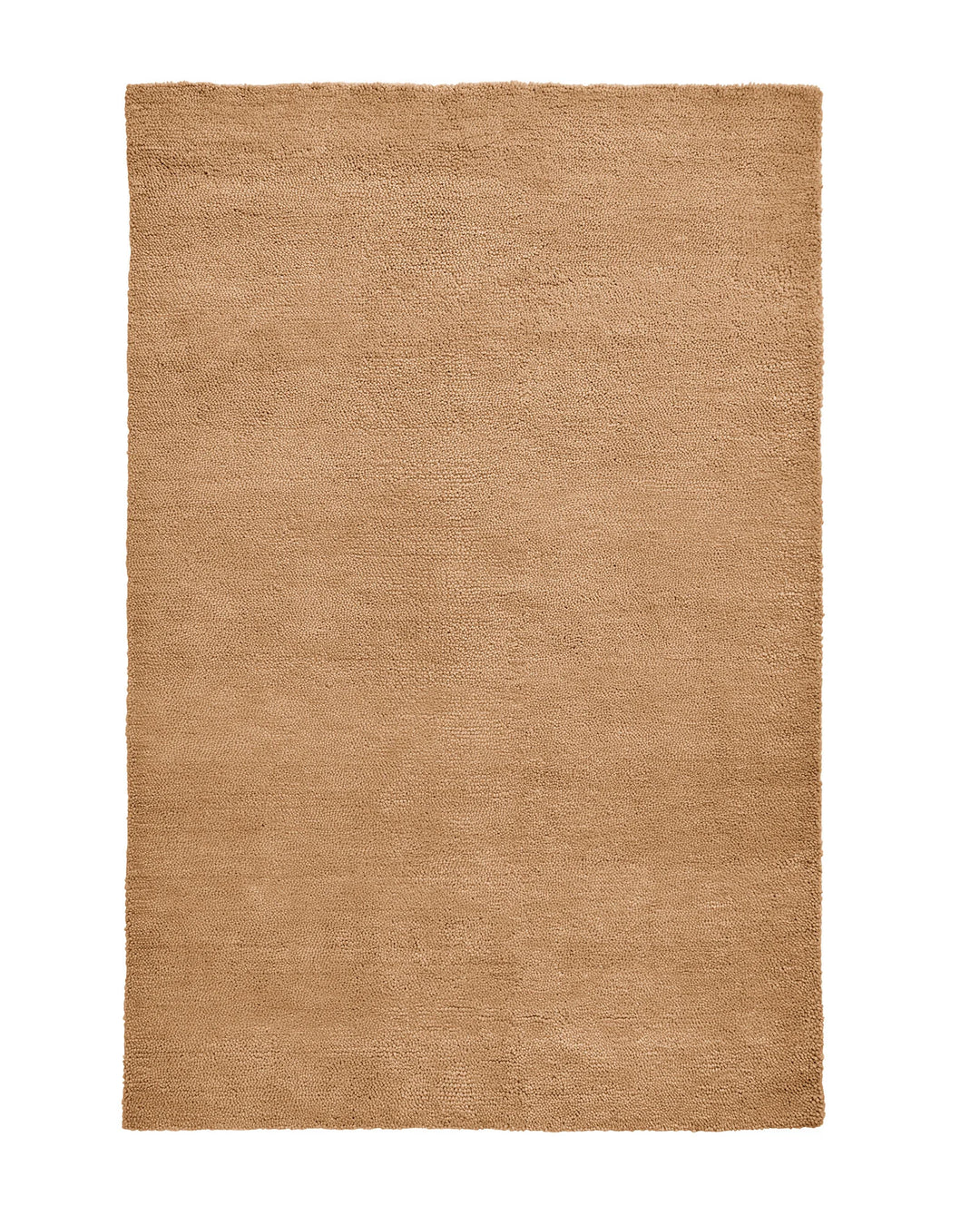 Valencia Camel high-traffic rug in NZ wool, 2m x 3m, with plush chunky weave and warm golden tone by Weave Home