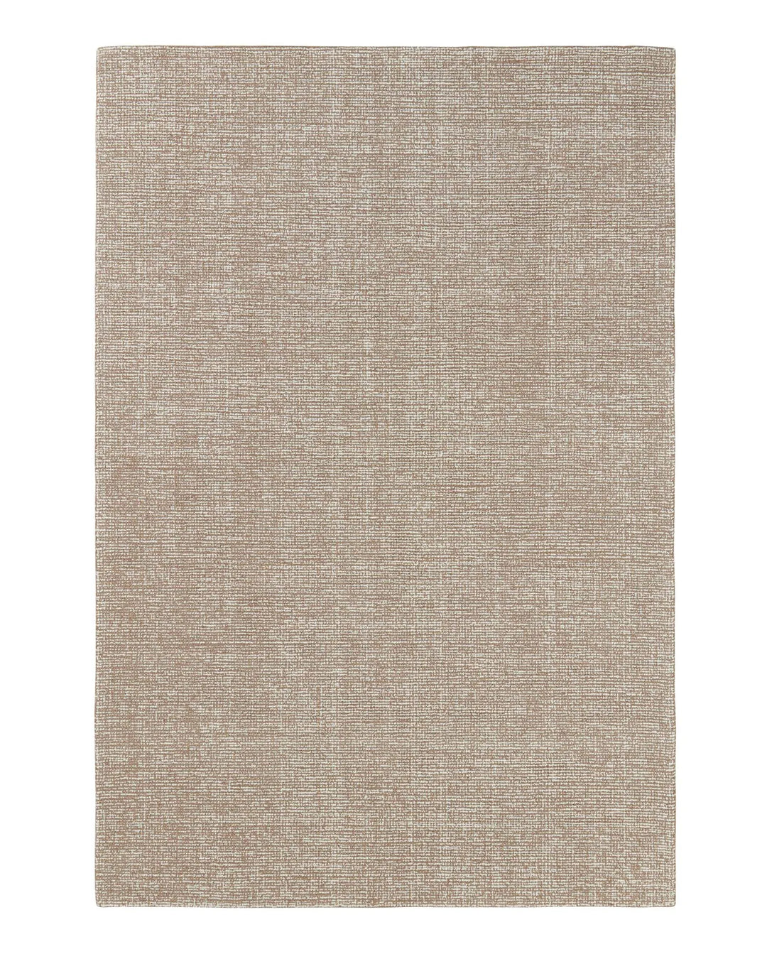 Kaia Mocha rug, 2x3m, textured NZ wool with contrast loop pile and two-tone effect by Weave Home