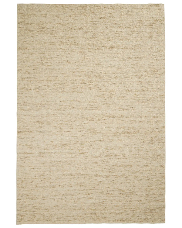 Henley Ivory rug, 2x3m, NZ wool bouclé weave with textural loom-knotted construction and bound edge by Weave Home