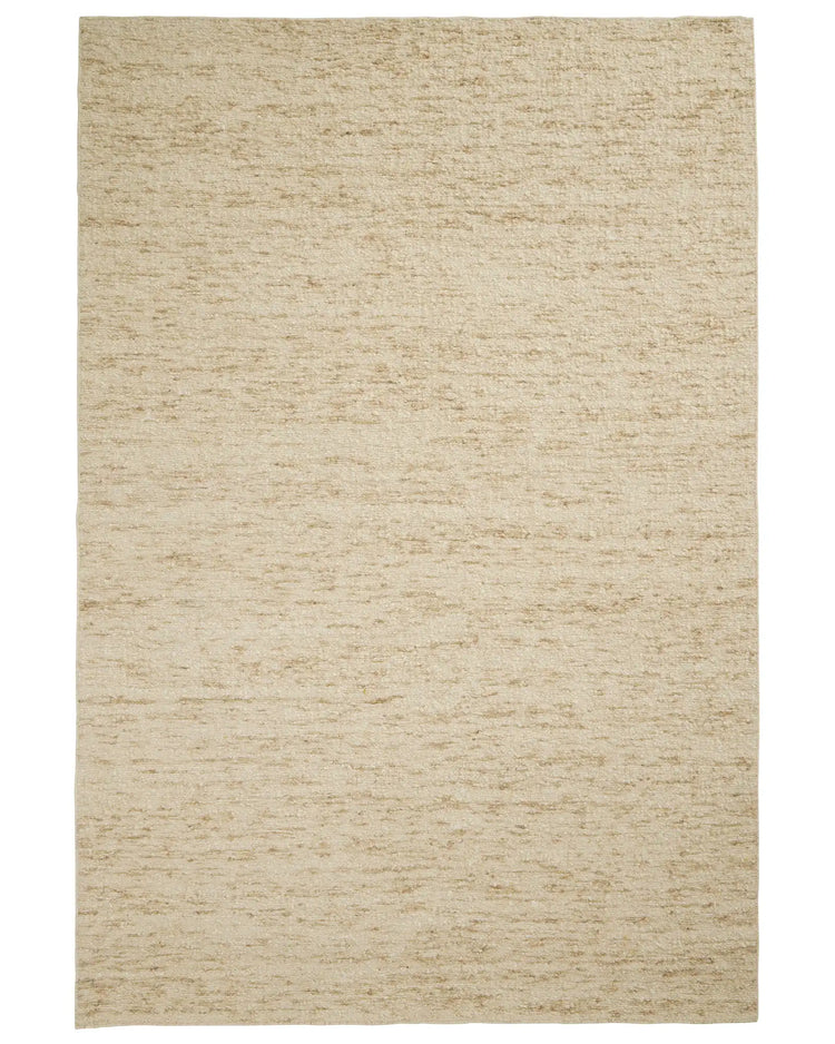 Henley Ivory rug, 2x3m, NZ wool bouclé weave with textural loom-knotted construction and bound edge by Weave Home