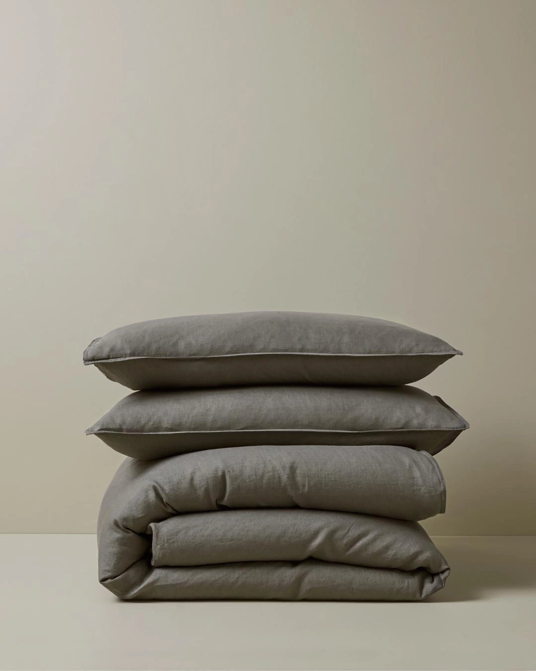 Ravello Pillowcase Set Charcoal