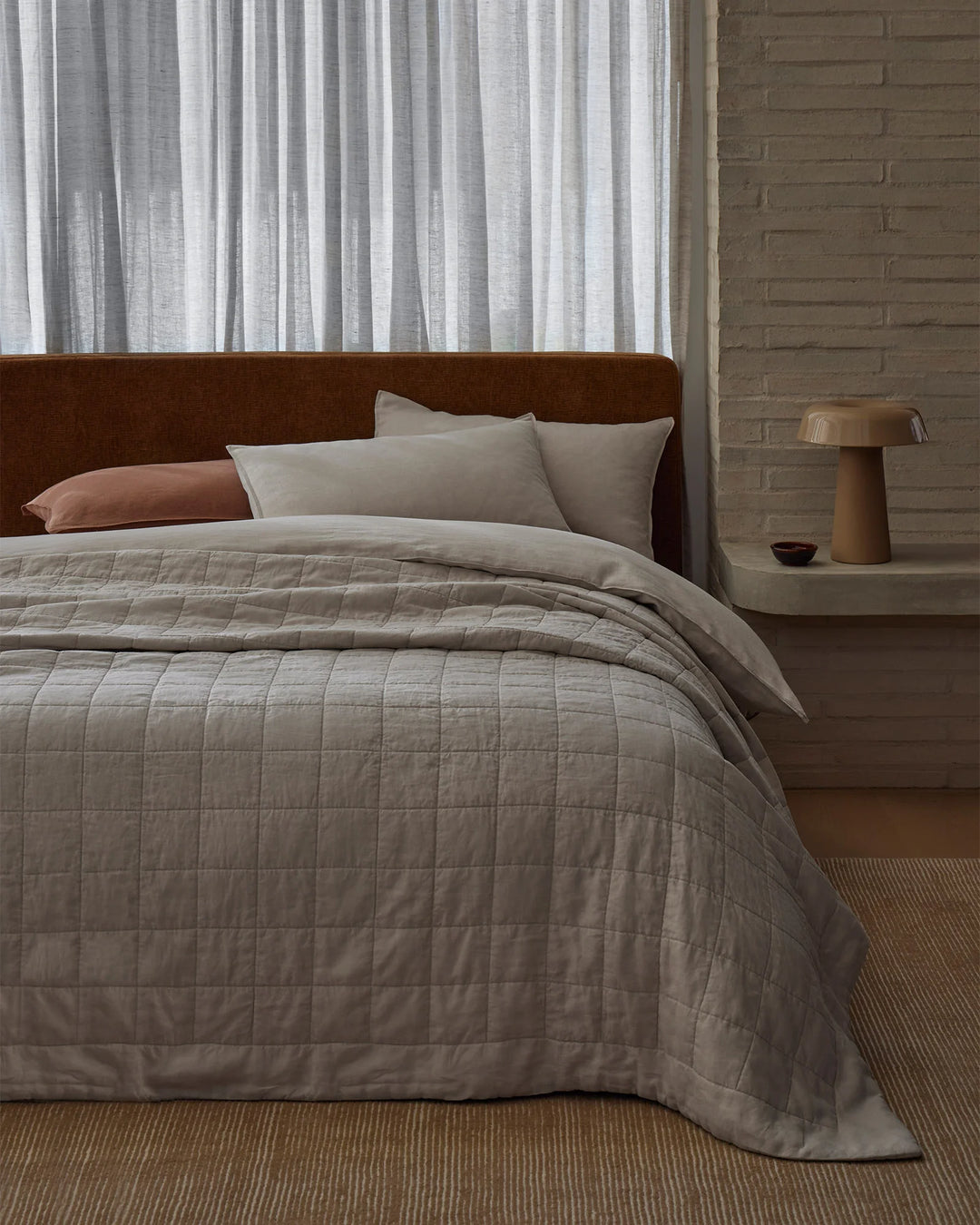 Ravello Coverlet Bone